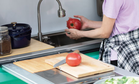 清潔で安心な使いやすいシステムキッチン